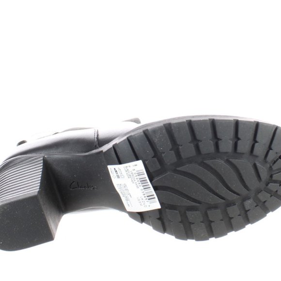 Clarks Verona Ease Women's black Leather Ankle Boots - Picture 8 of 13